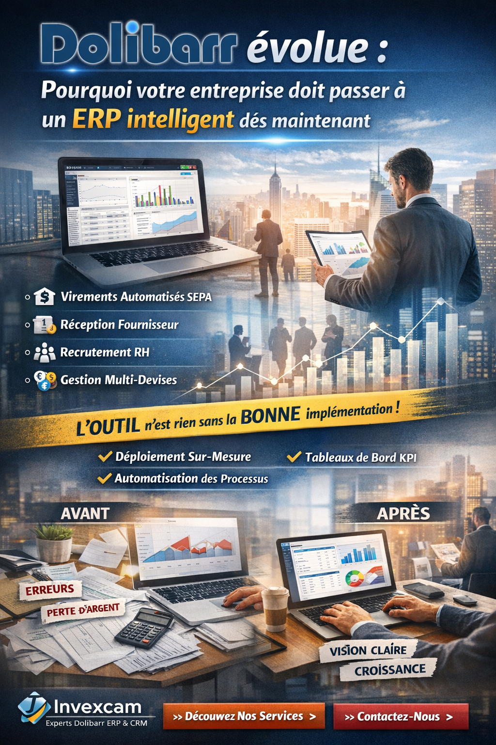 🚀 Dolibarr évolue : pourquoi votre entreprise doit passer à un ERP intelligent dès maintenant